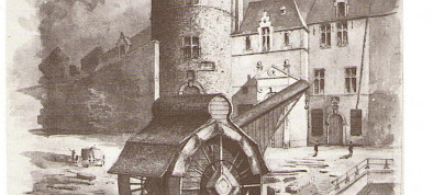 the black tower and crane